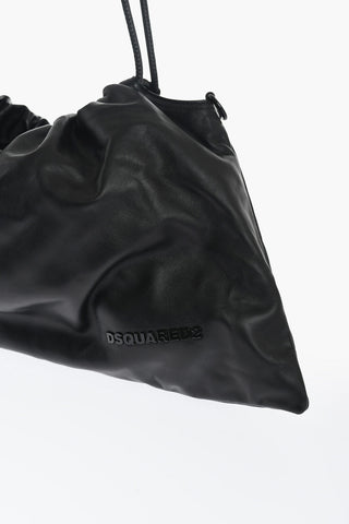 Borsa a Mano in Pelle con Coulisse