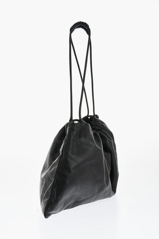 Borsa a Mano in Pelle con Coulisse