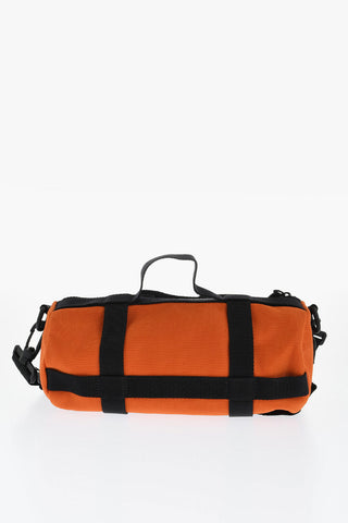 Two-Tone Crossbody Bag with Printed Logo