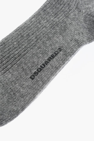 Wool Blended Ribbed Socks