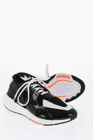 ADIDAS Sneakers Basse Bicolore in Mesh e Pelle Vegan Lucida 