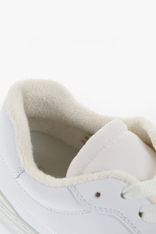 Solid Color Leather ETIENNE Low Top Sneakers