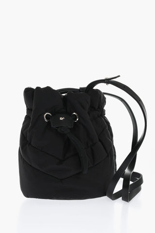 Borsa a Secchiello Trapuntata con Coulisse 