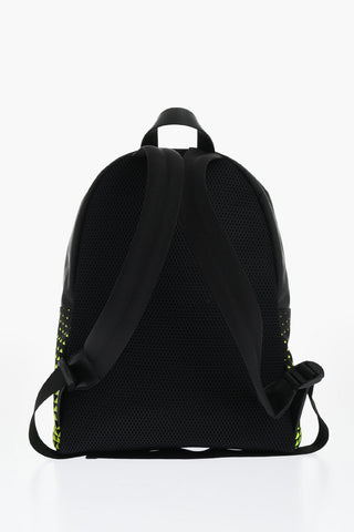 Two-Tone Backpack with Leather Trims