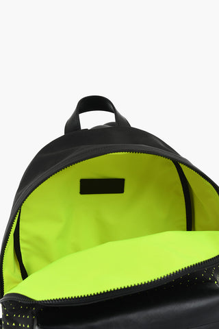 Two-Tone Backpack with Leather Trims