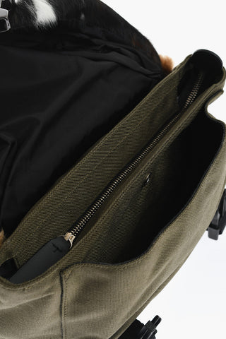 Belt Bag with Fur and Ponyfur Details