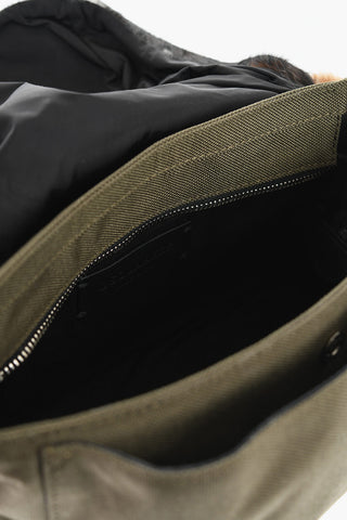 Belt Bag with Fur and Ponyfur Details