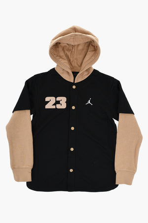 AIR JORDAN 투톤 경량 재킷 스냅 버튼