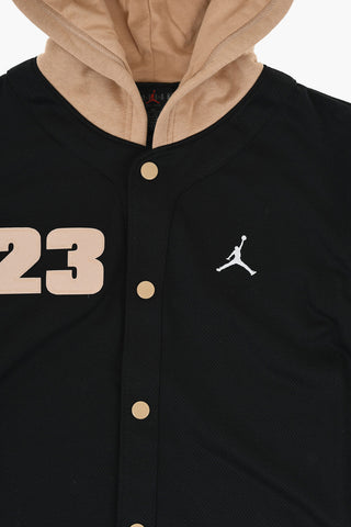 AIR JORDAN 투톤 경량 재킷 스냅 버튼