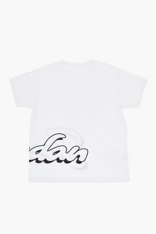 AIR JORDAN Solid-Color Crewneck T-Shirt with Printed Logo