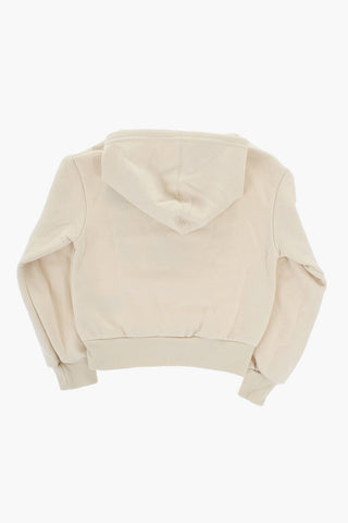 ALL STAR CHUCK TAYLOR Felpa Hoodie in Cotone Felpato Stampata