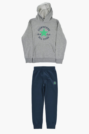ALL STAR CHUCK TAYLOR Set DISSECTED Felpa Hoodie e Joggers in Cotone Felpato