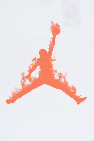 AIR JORDAN Langärmeliges Rundhals-T-Shirt mit Frontprint
