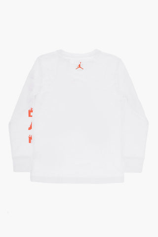 AIR JORDAN Langärmeliges Rundhals-T-Shirt mit Frontprint