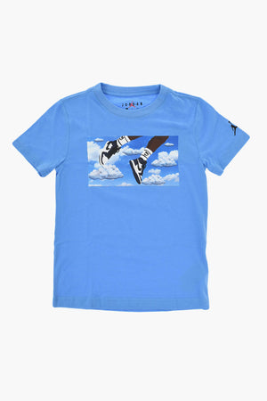 AIR JORDAN T-Shirt mit Rundhalsausschnitt und Frontprint
