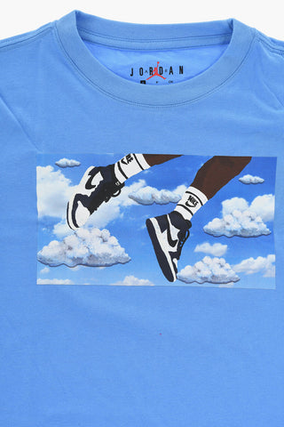 AIR JORDAN Crewneck T-Shirt with Front Print