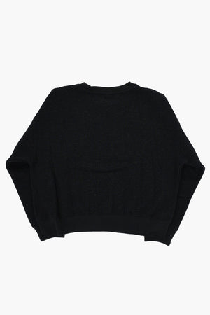 AIR JORDAN Lurex Crewneck Sweatshirt with Gold Logo