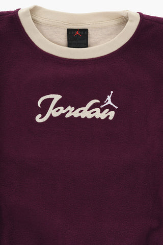AIR JORDAN Crewneck Sweatshirt with Fleece Exterior