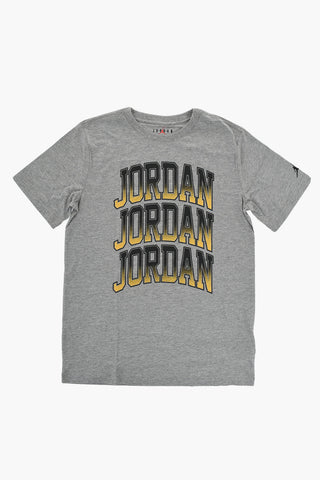 AIR JORDAN Crewneck T-Shirt with Printed Logo