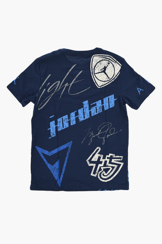 AIR JORDAN Printed Cotton Crew-Neck T-shirt
