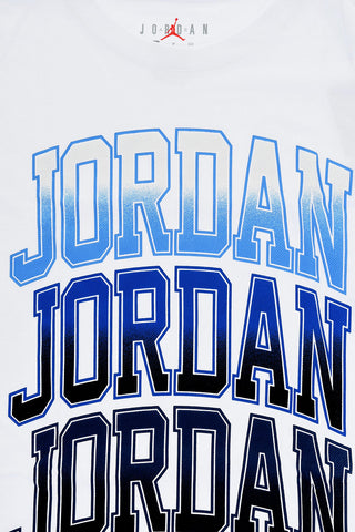 AIR JORDAN Crewneck T-Shirt with Printed Logo