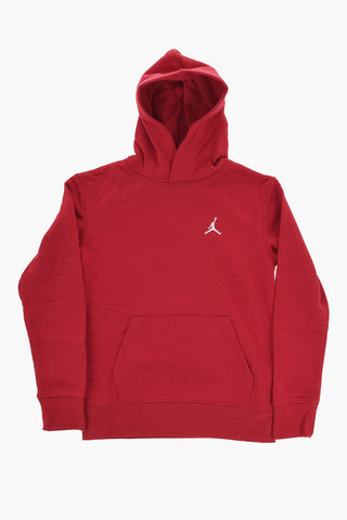 AIR JORDAN Solid-Color Hoodie with Embroidered Logo