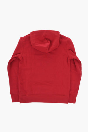 AIR JORDAN Unifarbener Hoodie mit gesticktem Logo