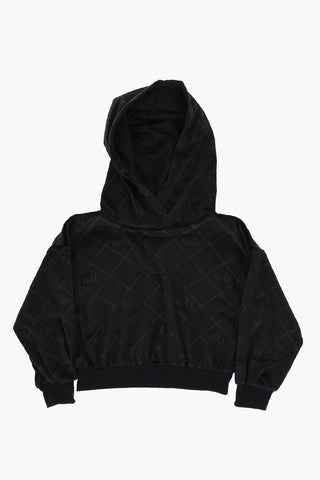 Quilted Velour Hoodie And Joggers Set COZY