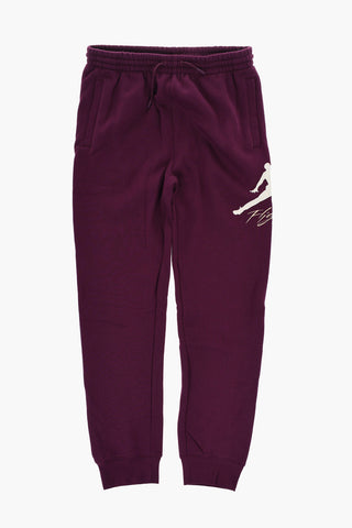 AIR JORDAN Cotton Fleece Joggers with Printed Logo