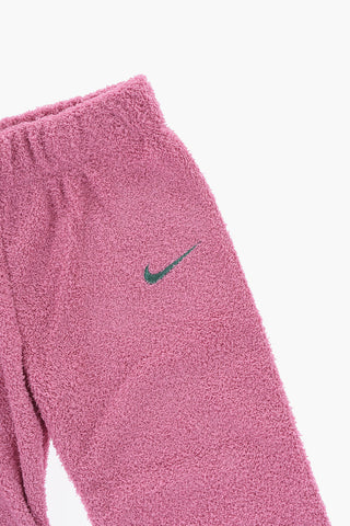 Set SWOOSH SPIRIT Felpa E Joggers in Cotone Spugnato con Ricamo Dorato