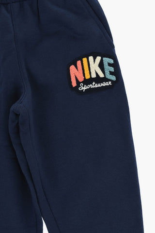 Cargo-Joggers aus Baumwoll-Frottee mit Relief-Logo