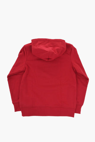 AIR JORDAN Printed Fleeced Cotton Hoodie