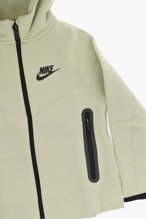 Einfarbiges Sweatshirt- und Joggers-Set mit Kontrastdetails