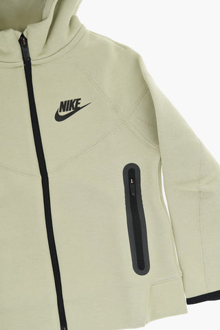 Set Felpa e Joggers in Tinta Unita con Dettagli a Contrasto