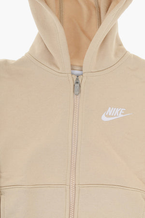 Set Hoodie Und Joggers Aus Baumwollfleece Einfarbig