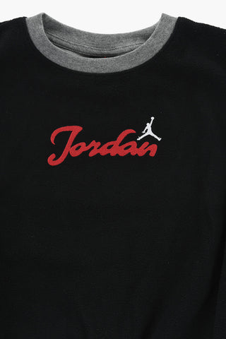 AIR JORDAN Crewneck Sweatshirt with Fleece Exterior