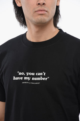 Printed NUMBER Slim-Fit T-shirt