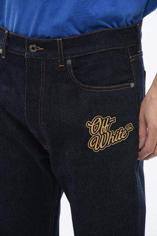 Flare-Fit Jeans 90SLOGO with Embroidery