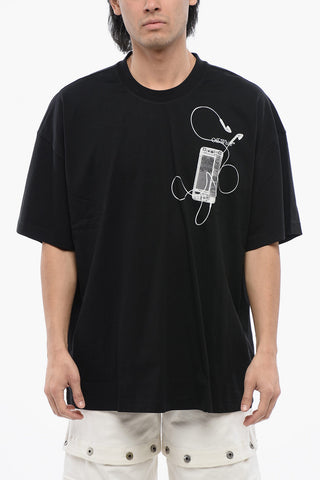 Oversize-fit SCAN Printed T-shirt