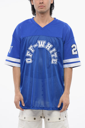 Mesh T-Shirt FOOTBALL mit Stickerei