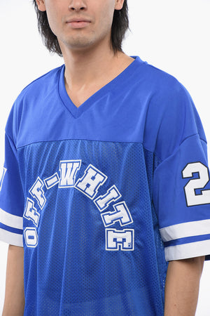 Mesh T-Shirt FOOTBALL mit Stickerei