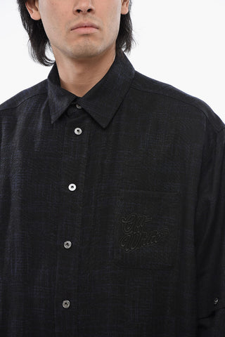 Linen Shirt with Removable Sleeves