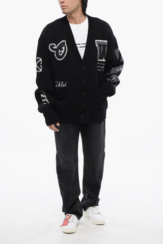 Wool Blend VARSITY Cardigan