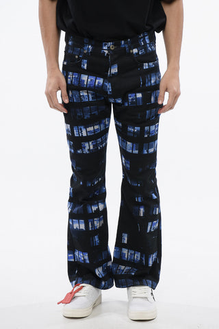 Bedruckte Jeans WINDOWS Flare Fit