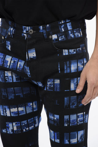Bedruckte Jeans WINDOWS Flare Fit
