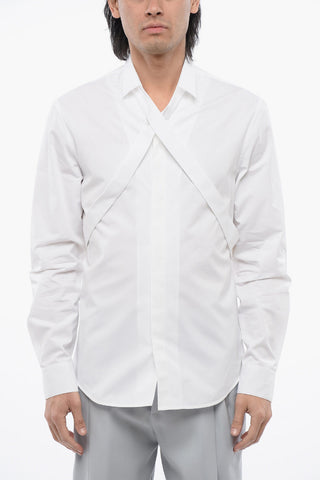 Camicia A Maniche Lunghe Con Dettaglio Incrociato