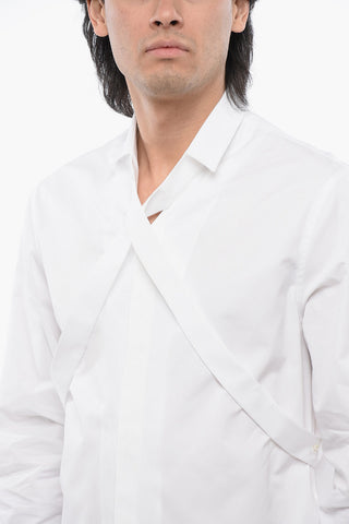 Camicia A Maniche Lunghe Con Dettaglio Incrociato