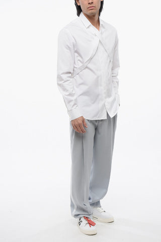 Camicia A Maniche Lunghe Con Dettaglio Incrociato