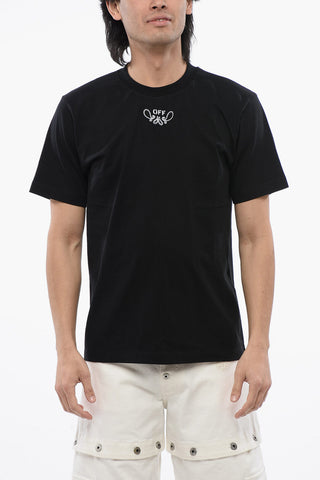 Slim-Fit BANDANA Embroidered T-shirt