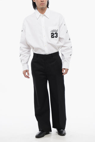 Pantaloni Tailored A Vita Alta